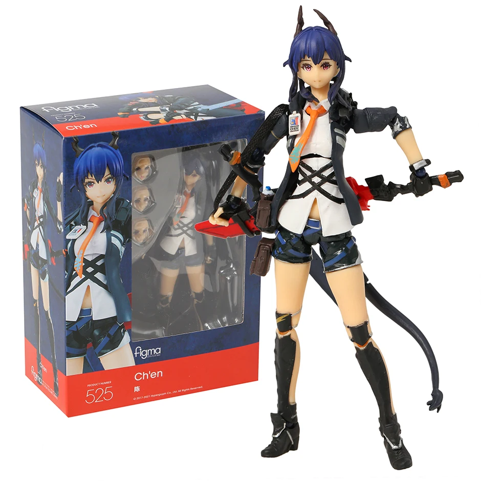 

Figma 525 arknight Chen ПВХ экшн-фигурка Коллекционная модель игрушки