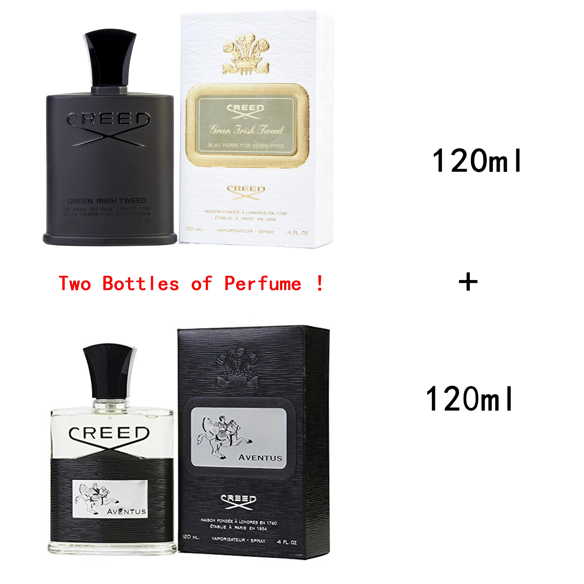 

Free Shipping To The US In 3-7 Days CREED Premium Man Parfum Men's Fragrance Cologne Parfume Sets