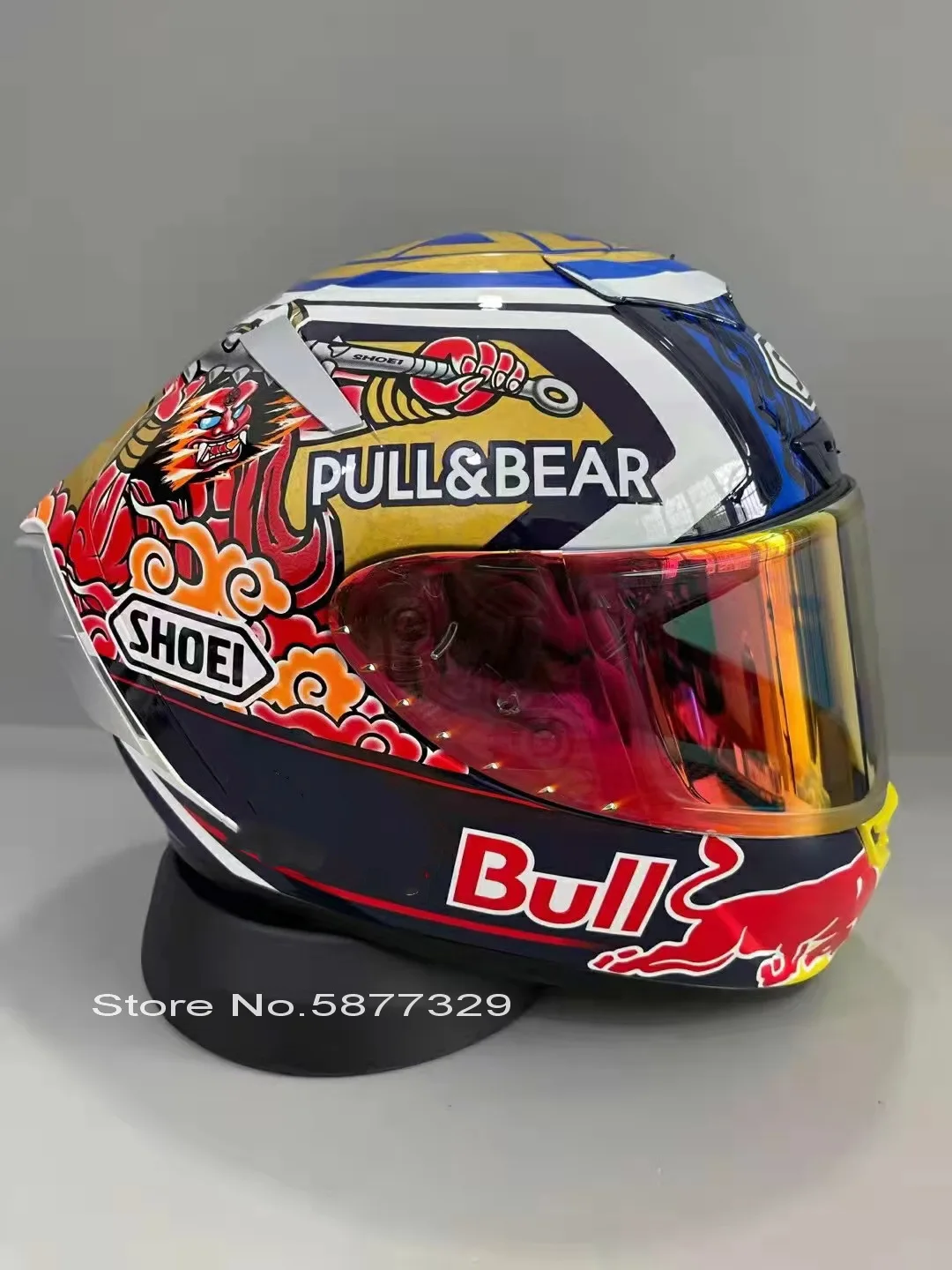 

Full Face Motorcycle helmet X14 Marquez Motegi3 lucky cat2 red anti-fog visor Riding Motocross Racing Motobike Helmet