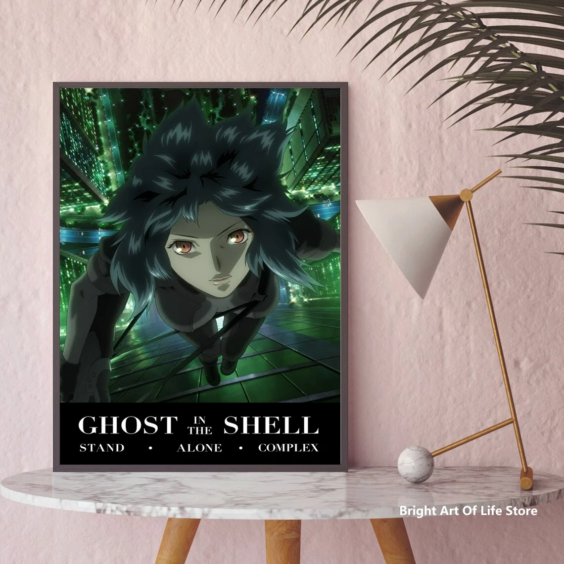 Призрак в Ракушке автономный постер японское аниме ТВ-серия арт-Обложка фильм