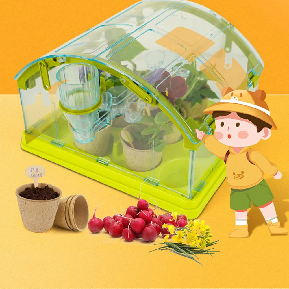 Научная карманная ферма мини-горшечная посадка для учащихся начальной школы в