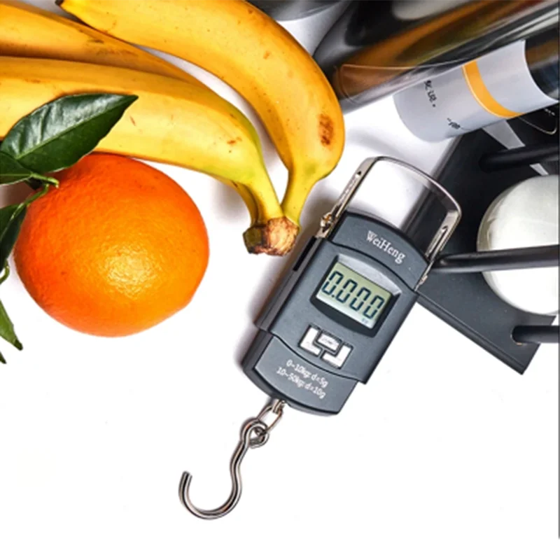 Цифровые Мини-весы Для Багажа Портативные Весы Из АБС-пластика С Дисплеем