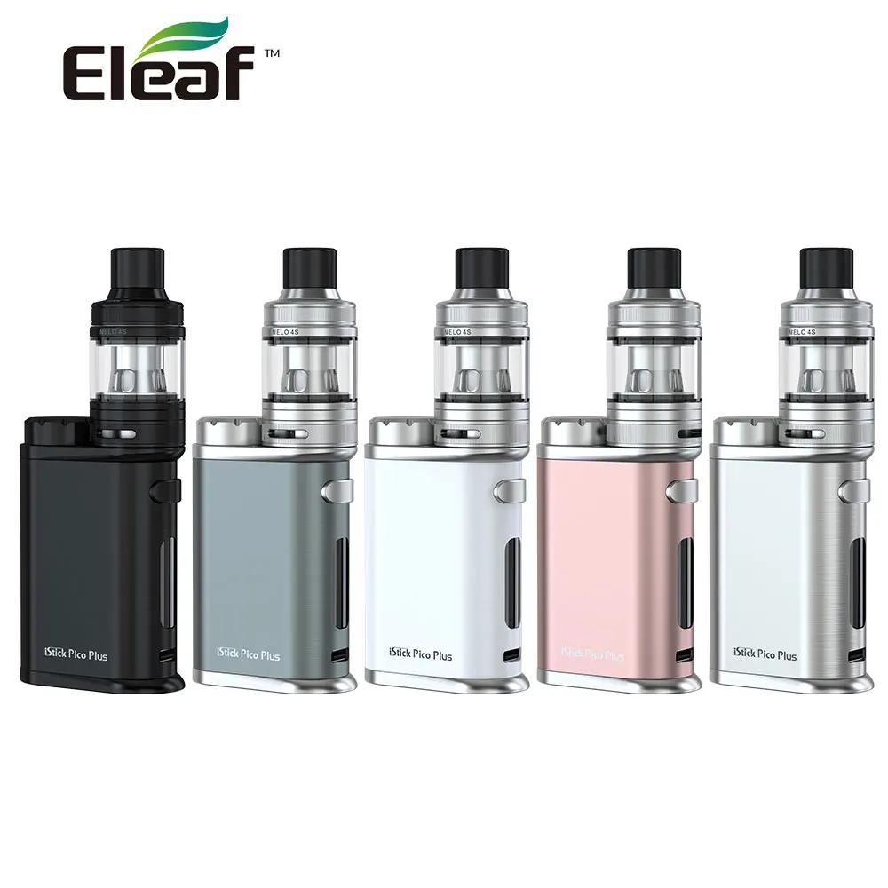 100% оригинальный набор Eleaf iStick Pico Plus, 75 Вт, электронная сигарета с испарителем 4 мл