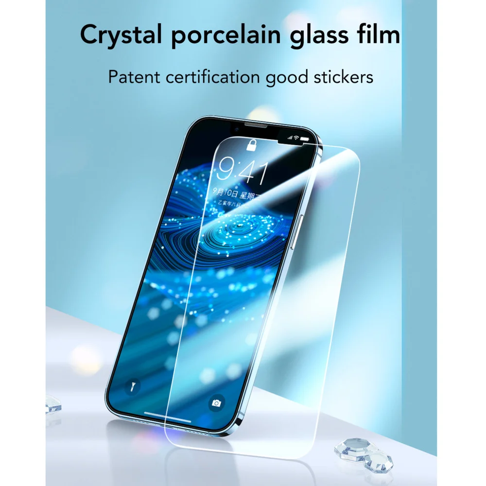 

for iPhone 13 Screen Protector Full Cover HD Tempered Glass for iPhone 13 Pro Max Protective Film For iPhone 13 Mini 2021