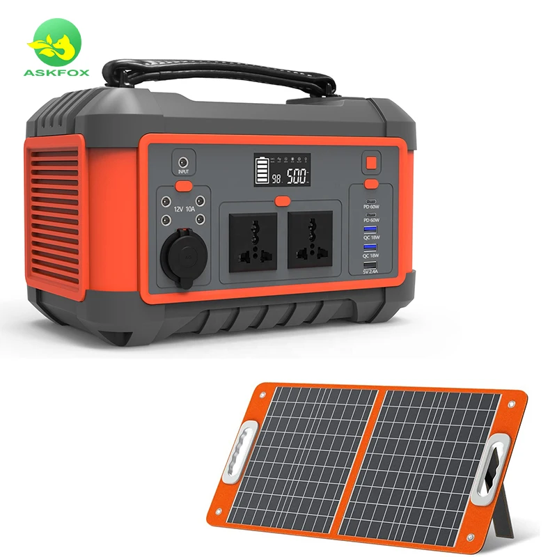 

Portable Solar Power Pack 600w Lithium Battery Bank 600w Portable Power Station
