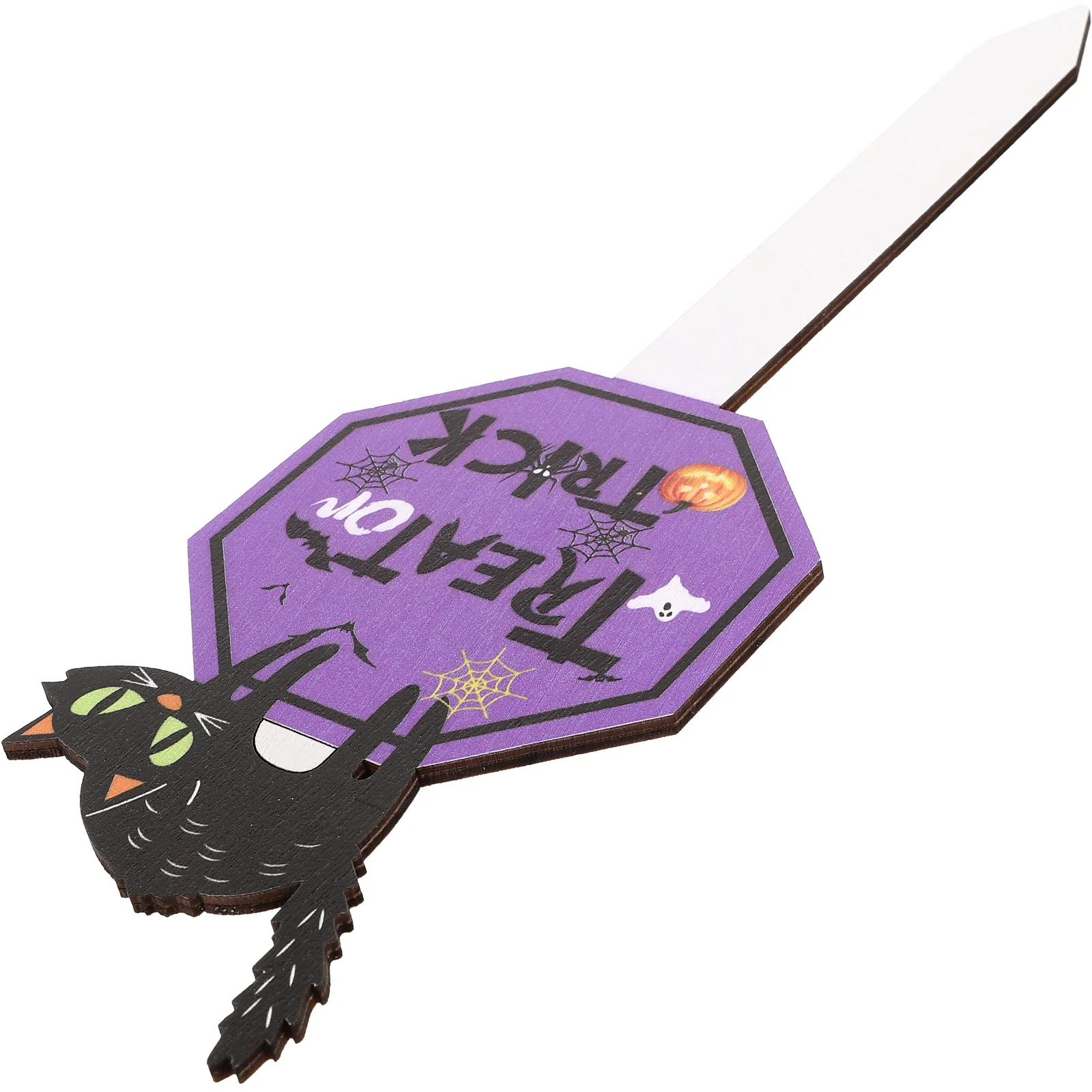

Garden Sign Outdoor Vintage Halloween Decorations Witch Yard Stake Ornament Lawn