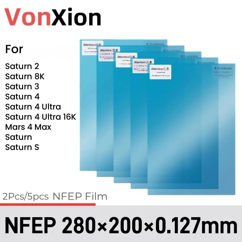 

​​Vonxion​​ NFEP Релизная Пленка 280x200x0.127мм для Saturn 2 Saturn 8K Saturn 3 Saturn 4 Saturn 4 Ultra Saturn16K Mars 4 Max SaturnS