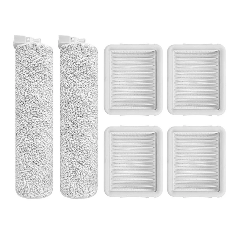 

Soft Fluffy Brush Roll Hepa Filter Accessories Plastic Replacement Parts For Xiaomi Mijia Shunzao H100 Pro Wet And Dry Robot