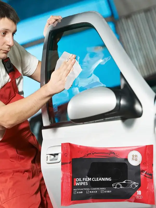 10 шт. салфетки для удаления масляной пленки