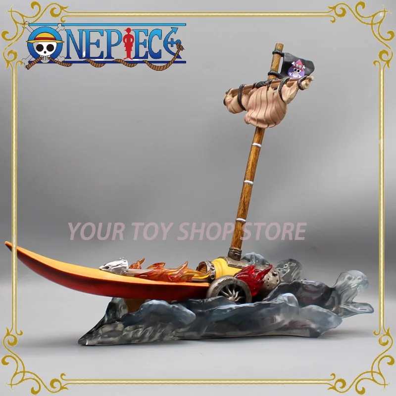 

Jacksdo One Piece Ship Accessories Ace Jk Hand-Made Luminous Wcf Set Up Gk Model Collect Ornaments Decoration Scenery Gift
