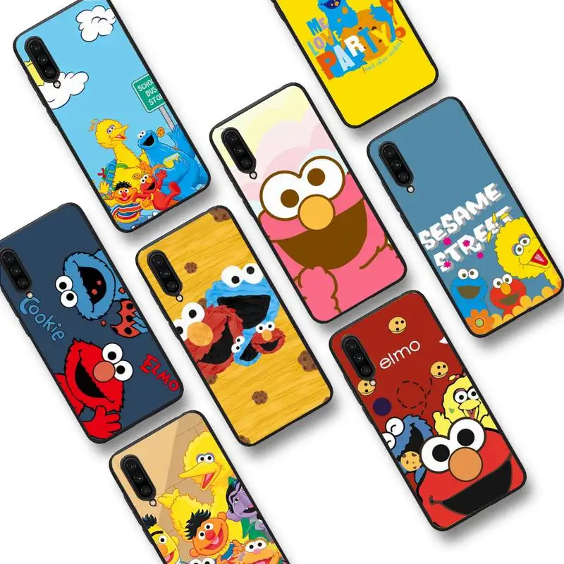 

Cute Cookies ELMO Sesame Street Phone Case For Xiaomi Mi 5X 8 9 10 11 12 lite pro 10T PocoX3pro PocoM3 Note 10 pro lite