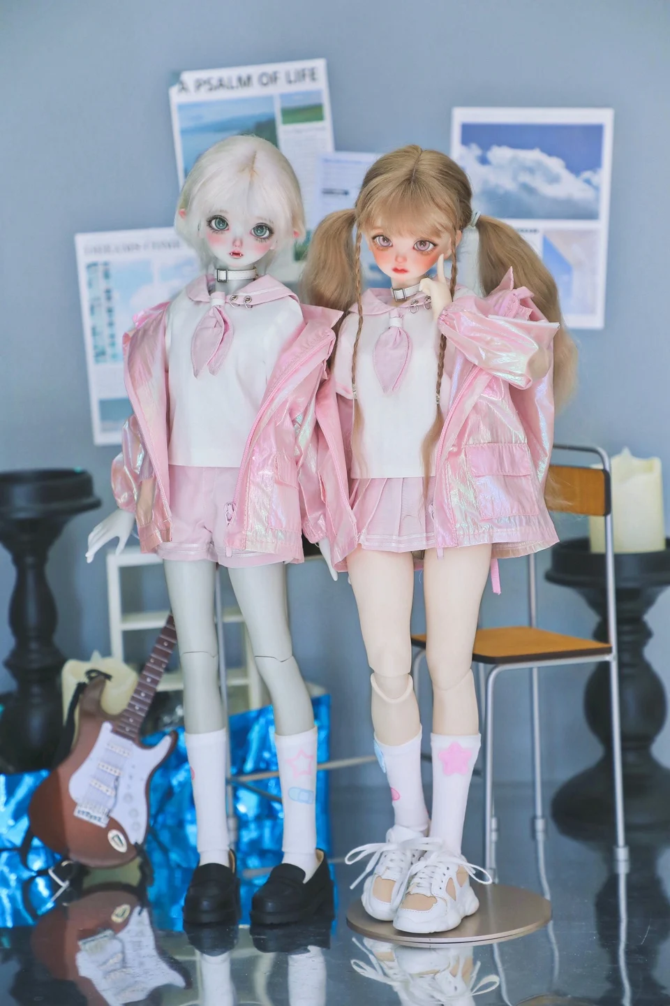 BJD4 4-конечная Кукла одежда Медведь девочка медведь яйцо Кролик бобов MDDMSD детская