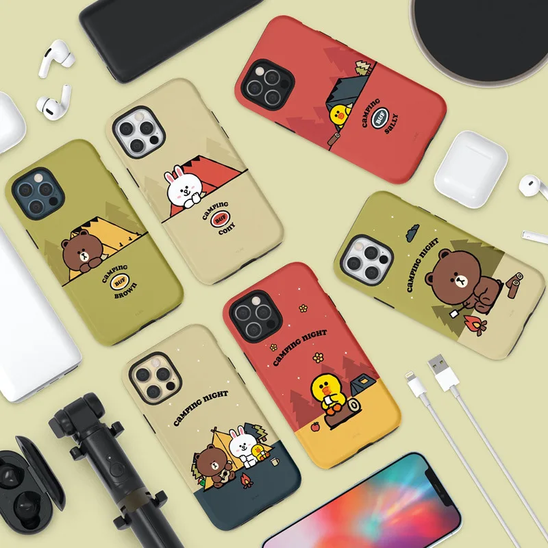 

Чехол для кемпинга Line Friends с изображением коричневого медведя