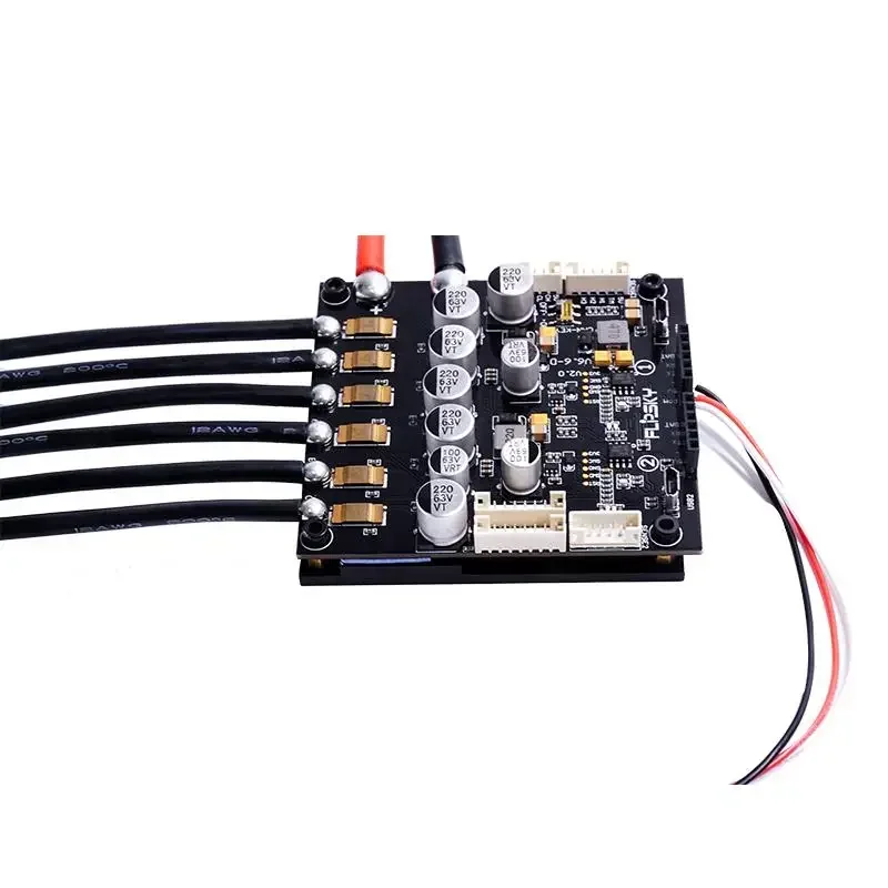 FLIPSKY Dual FSESC6.6 Upon VESC6 с алюминиевым радиатором 3-12S Мини-электронный регулятор