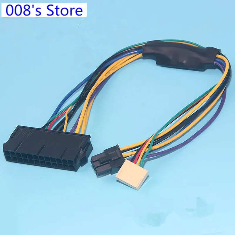 

New Adapter Power Supply Cable Cord For HP Z220 Z230 SFF ATX 24Pin To Motherboard 2-Port 6Pin Mainboard Server Workstation 30cm