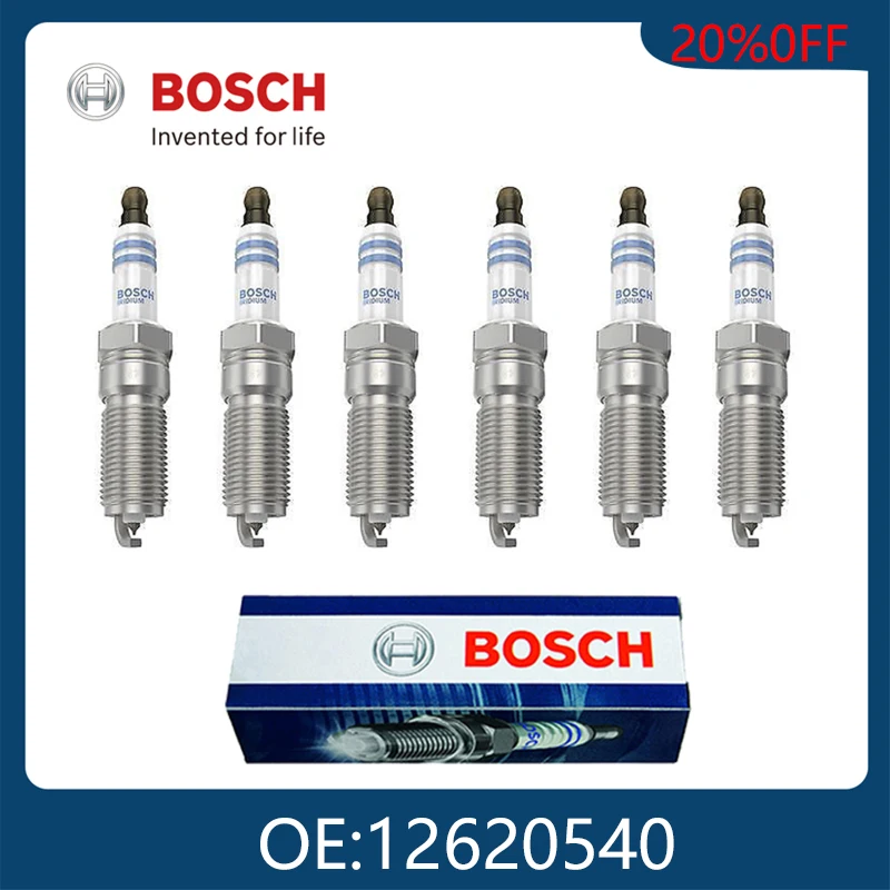 

BOSCH 6pcs Iridium Spark Plugs 0242230508 12620540 Original Genuine Car Candles Tool For CHEVROLET VAUXHALL OPEL SAAB CHERY Hhr