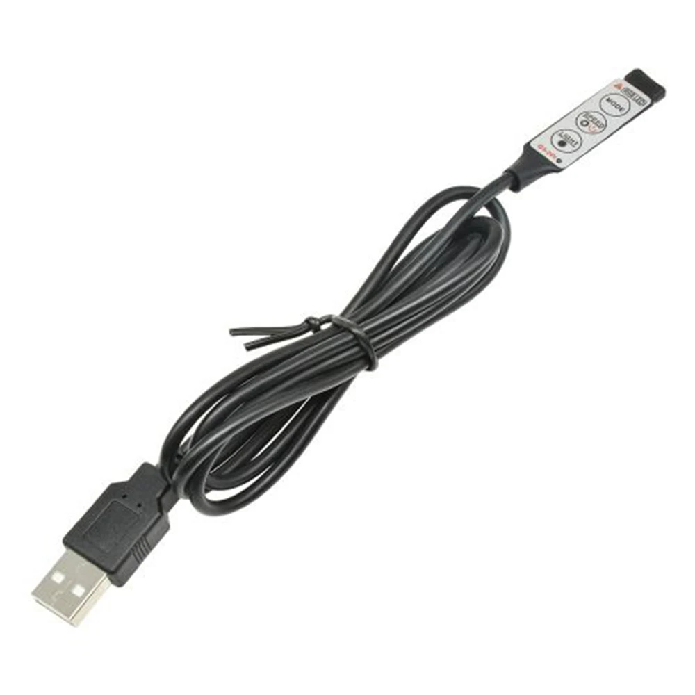 

RGB-контроллер 5 В, USB-разъем, 4 контакта, 3 клавиши