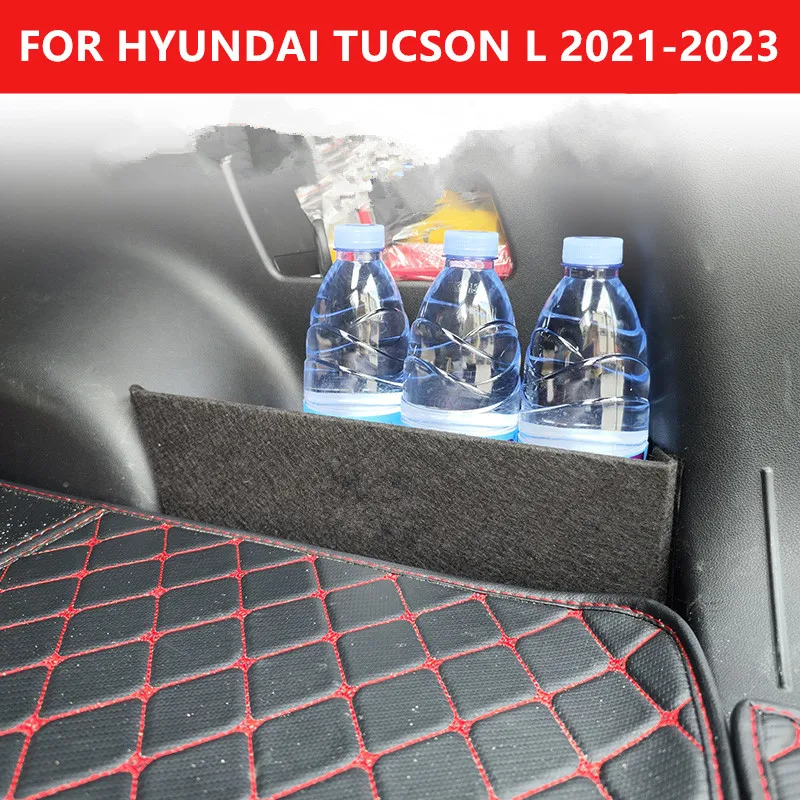 

FOR HYUNDAI TUCSON L 2021-2023 Car Multi-Pocket Organizer Large Capacity Folding Storage Bag Trunk Stowing and Tidying auto part