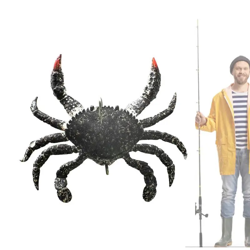 

Smash Crab Lure Realistic TPE Fishing Lure For Saltwater Freshwater Lure Trout Wall Eye Muskie Pike Catfish Bait Fish Accessory