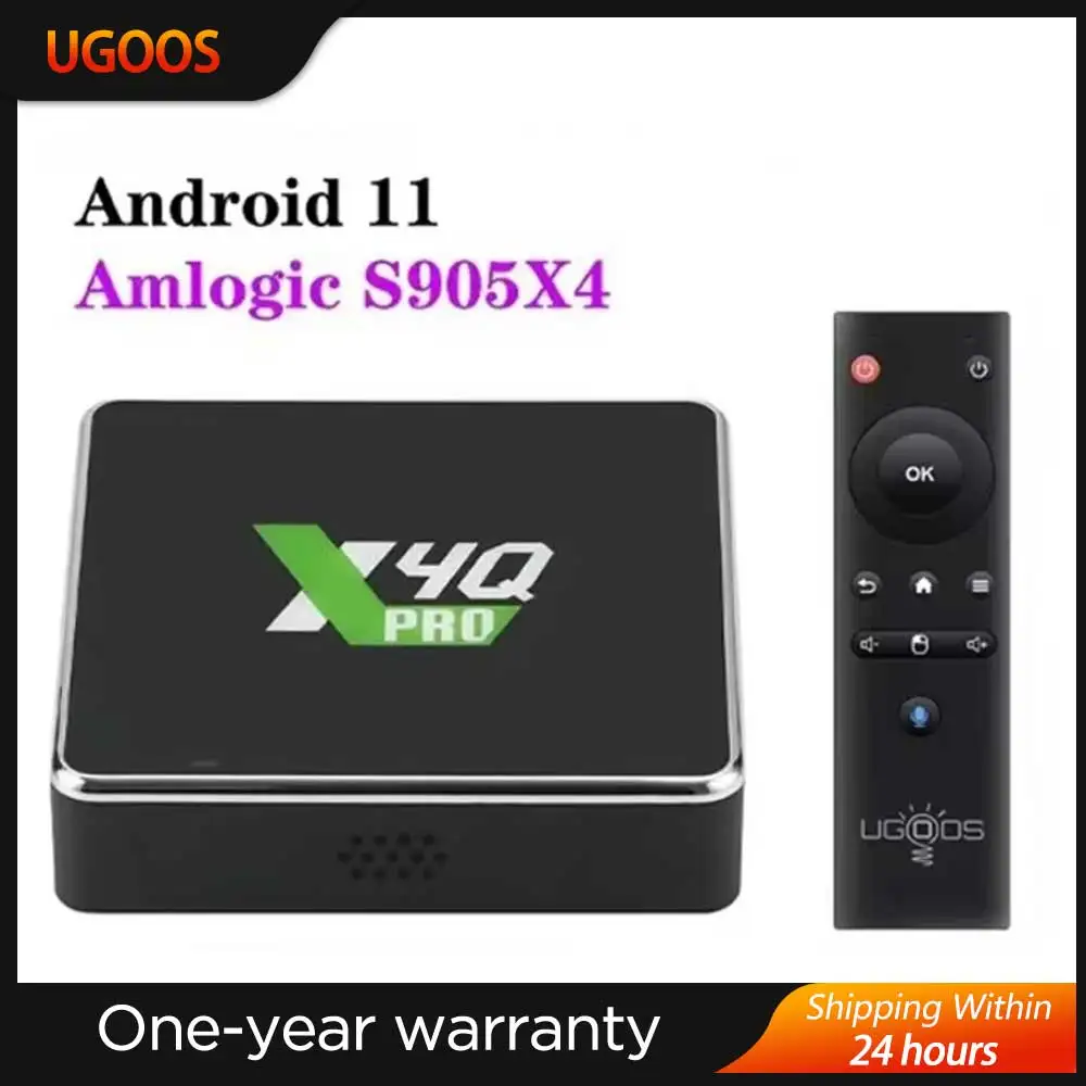 Ugoos X4Q Pro Smart TV Box Android 11 Set Top Box X4Q Pro 4 ГБ 32 ГБ ...