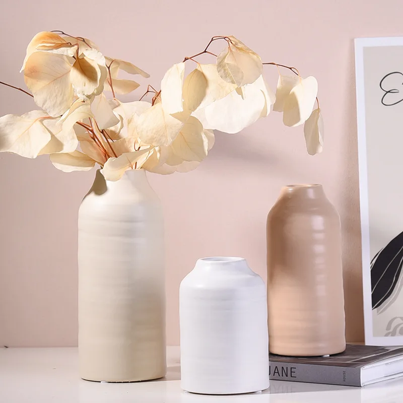 Wabi-sabi Style INS Премиум Крем Стиль Свежий сушеный цветок композиция ваза