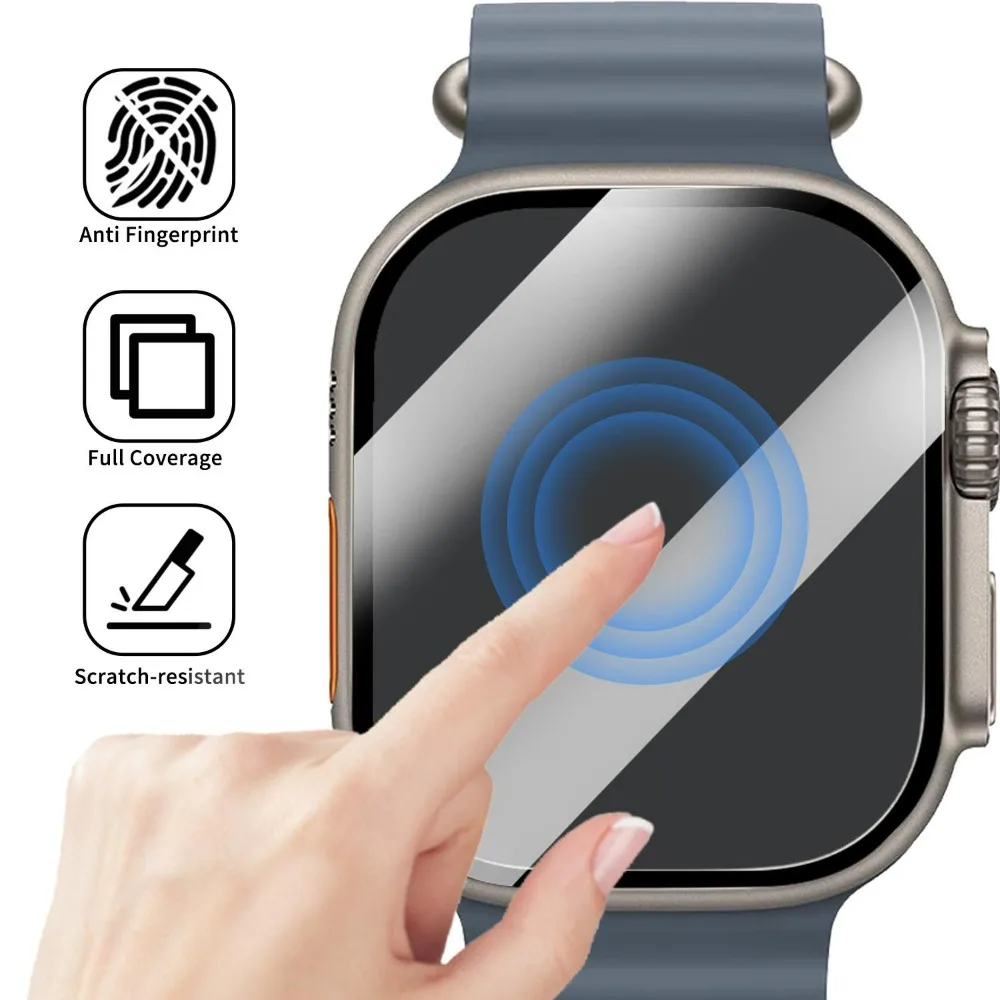 Фото 5-1 шт. Защитная пленка из закаленного стекла для Amazfit Bip Max, HD, устойчивая к царапинам, простая установка №4