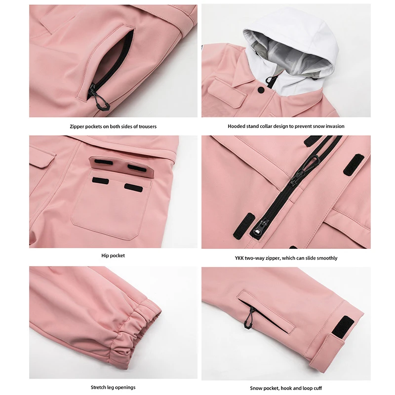 Лыжные костюмы для мальчиков и девочек новый стиль детей зимние ветрозащитные