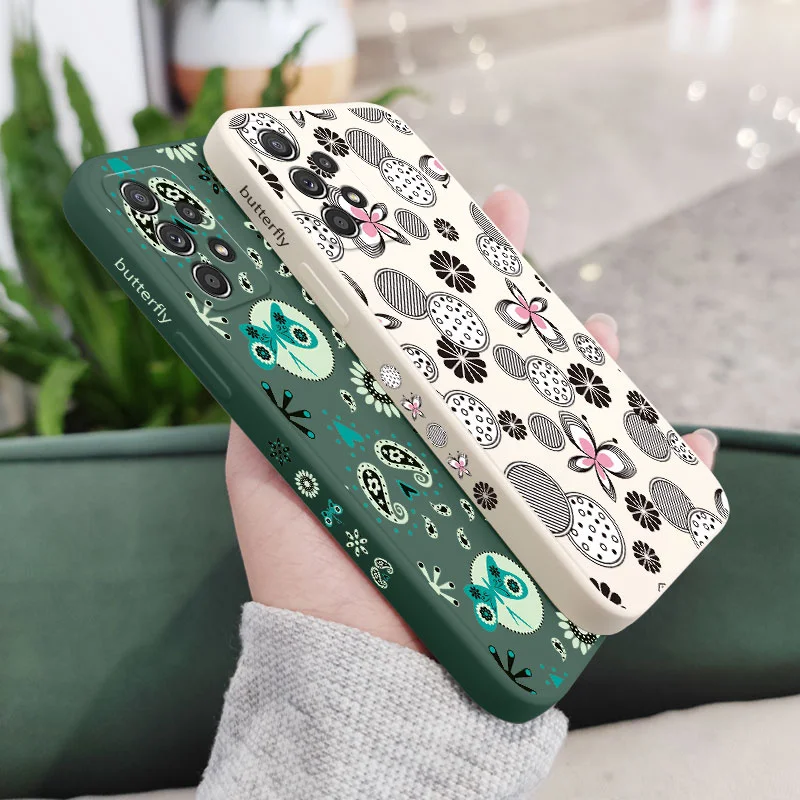 Чехол Butterfly Frolick для Samsung A73 A53 A33 A23 A13 A03 A03S A72 A52 A52S A32 A02S A02 A12 A71 A51 A31 A22 A21S 4G