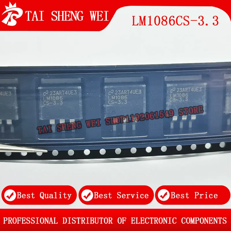 

Brand New LM1086CS-3.3 SMD TO-263 LM1086CS-3.3 1.5A Low Dropout Positive Regulator Fast Shipment 10PCS