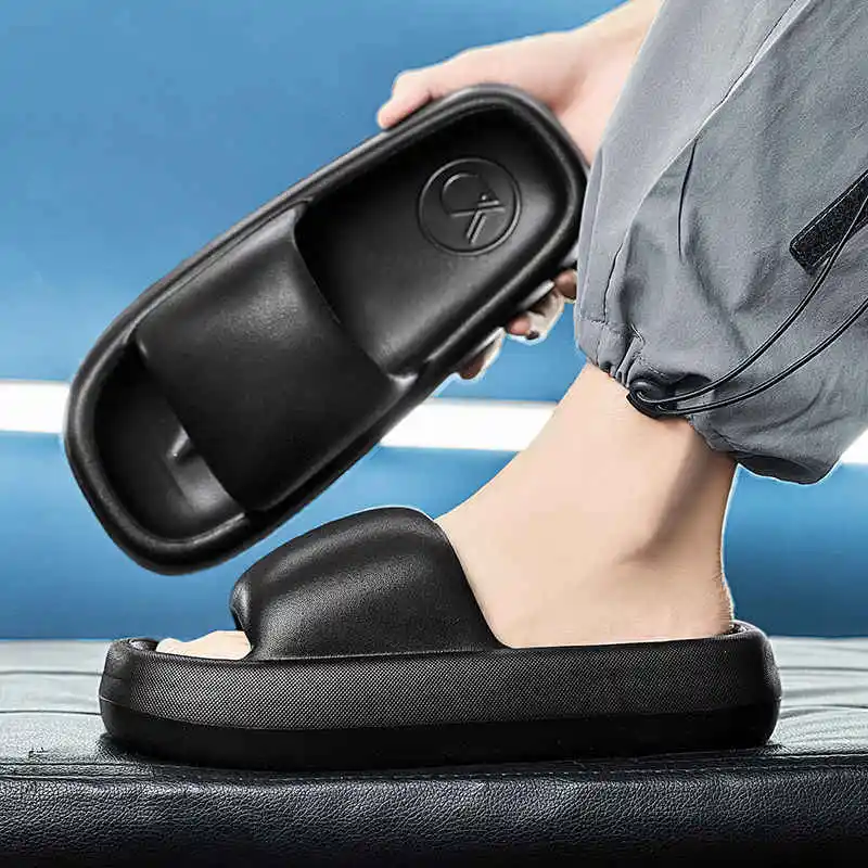 

Мужские кожаные кроссовки, Нескользящие сандалии с высоким берцем, модная повседневная обувь для тренировок, для подростков, для тенниса, зимы