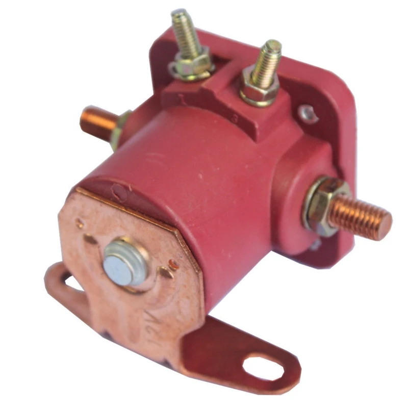 New Red Solenoid Relay 12V Heavy Duty For Ford Starter 1965 - 1986 E6ef 11001 Aa Sr550x Car Truck SW3 SNL135