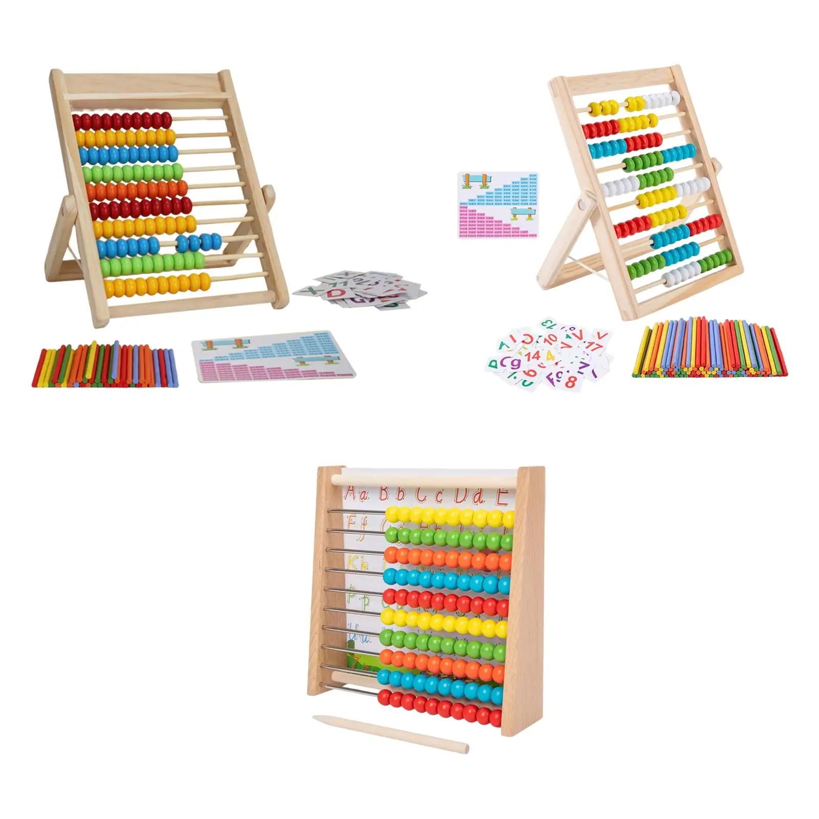 

Wooden Abacus Educational Counting Frames Toy for Children Holiday Gifts
