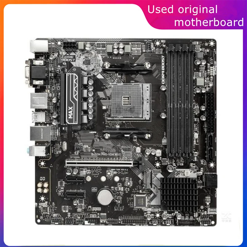 

Б/у материнская плата AM4 для AMD B450, B450M, для компьютера