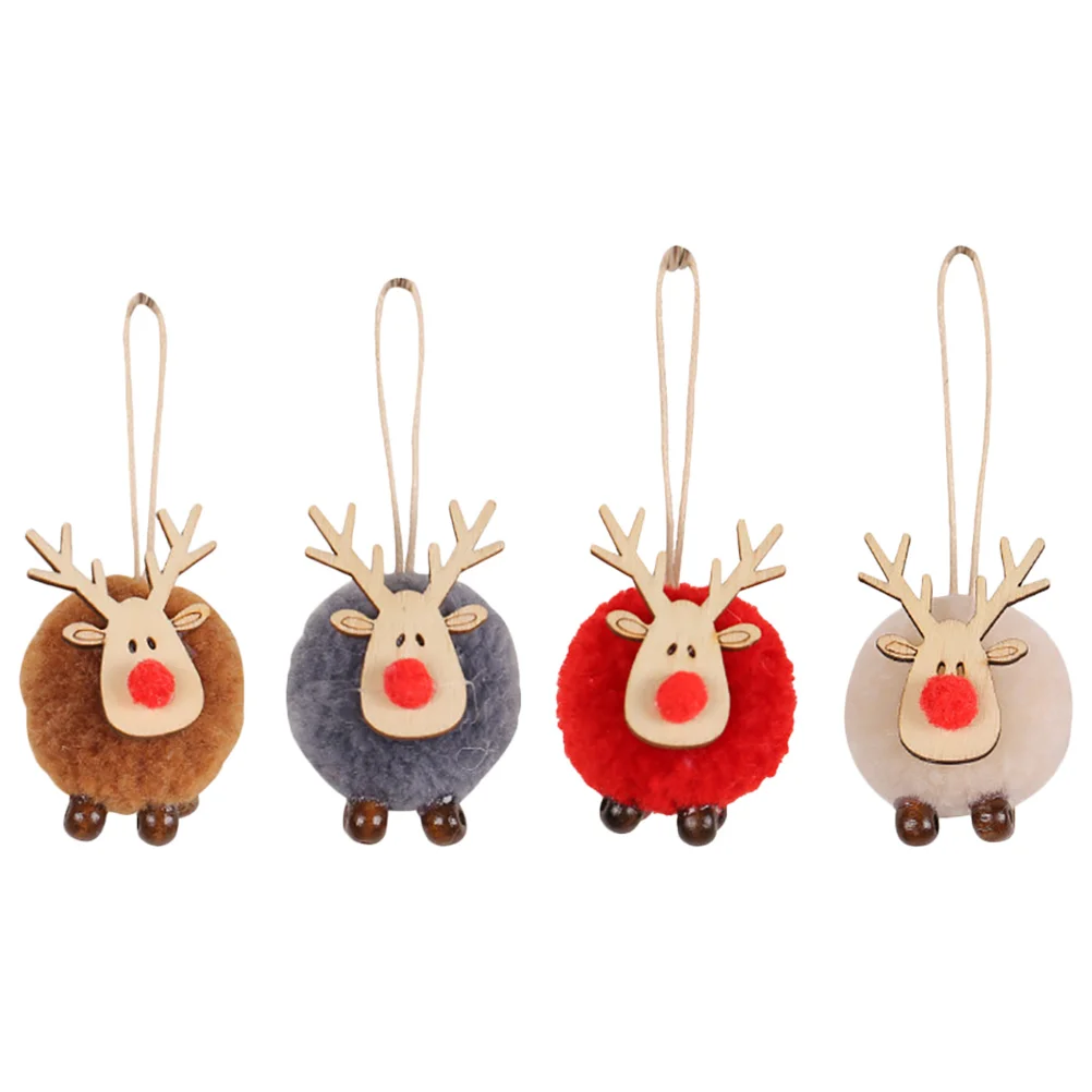 

Christmas Felt Deer Xmas Tree Hanging Pendant Cute Reindeer Elk New Year Party Decoration Navidad