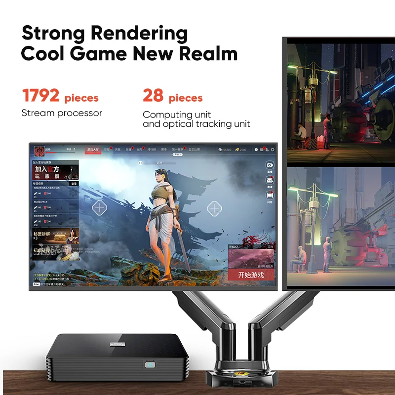 

Gaming Mini PC AMD Ryzen 9 5900HX Radeon RX 6600M 8G GDDR6 Windows11 2*DDR4 NVMe SSD Dual LAN Desktop Gamer Computer WiFi6 NUC