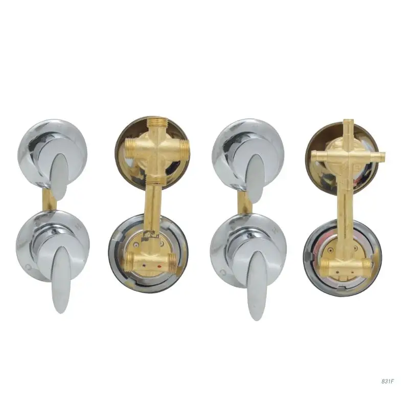 

4 Way Shower Faucet Control Brass Shower Room Faucets Mixer Shower Cabin Accessories Shower Valve Diverter Tap
