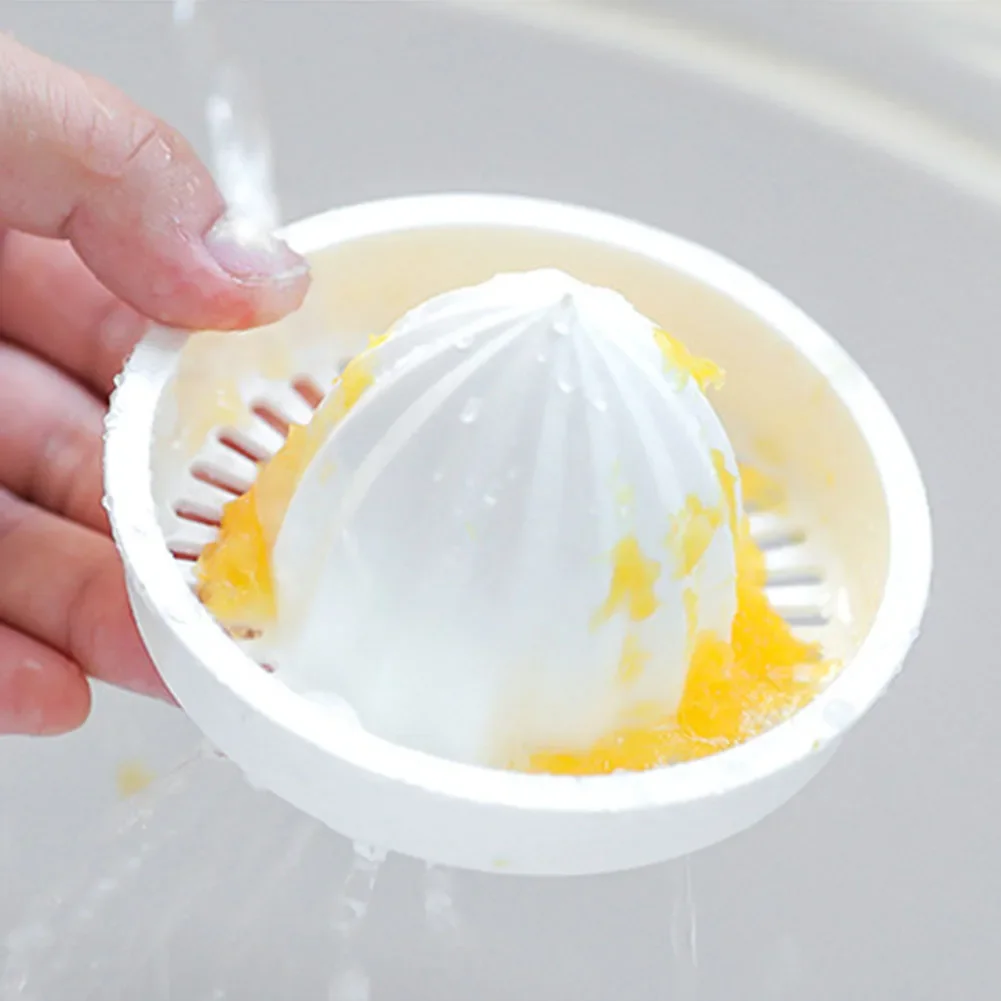 Портативная Пластиковая Ручная Соковыжималка Для Апельсинов Лимонов И