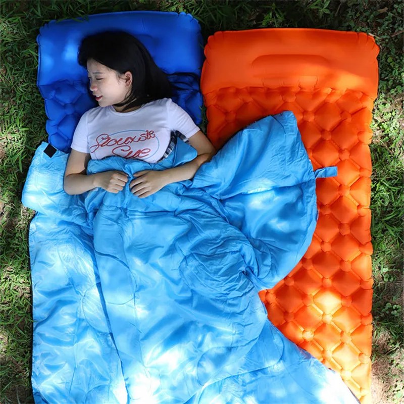 

Camping Mat Inflatable Mattresses Camp Air Mattress Outdoor Mat 4 Color Tent Mat Ultralight Sleeping Pad Hiking Folding Bed