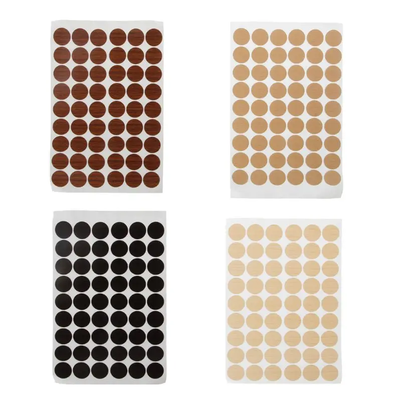 

54 Pieces Self-Adhesive Screw Hole Stickers Home Screw Hole Covers Stickers