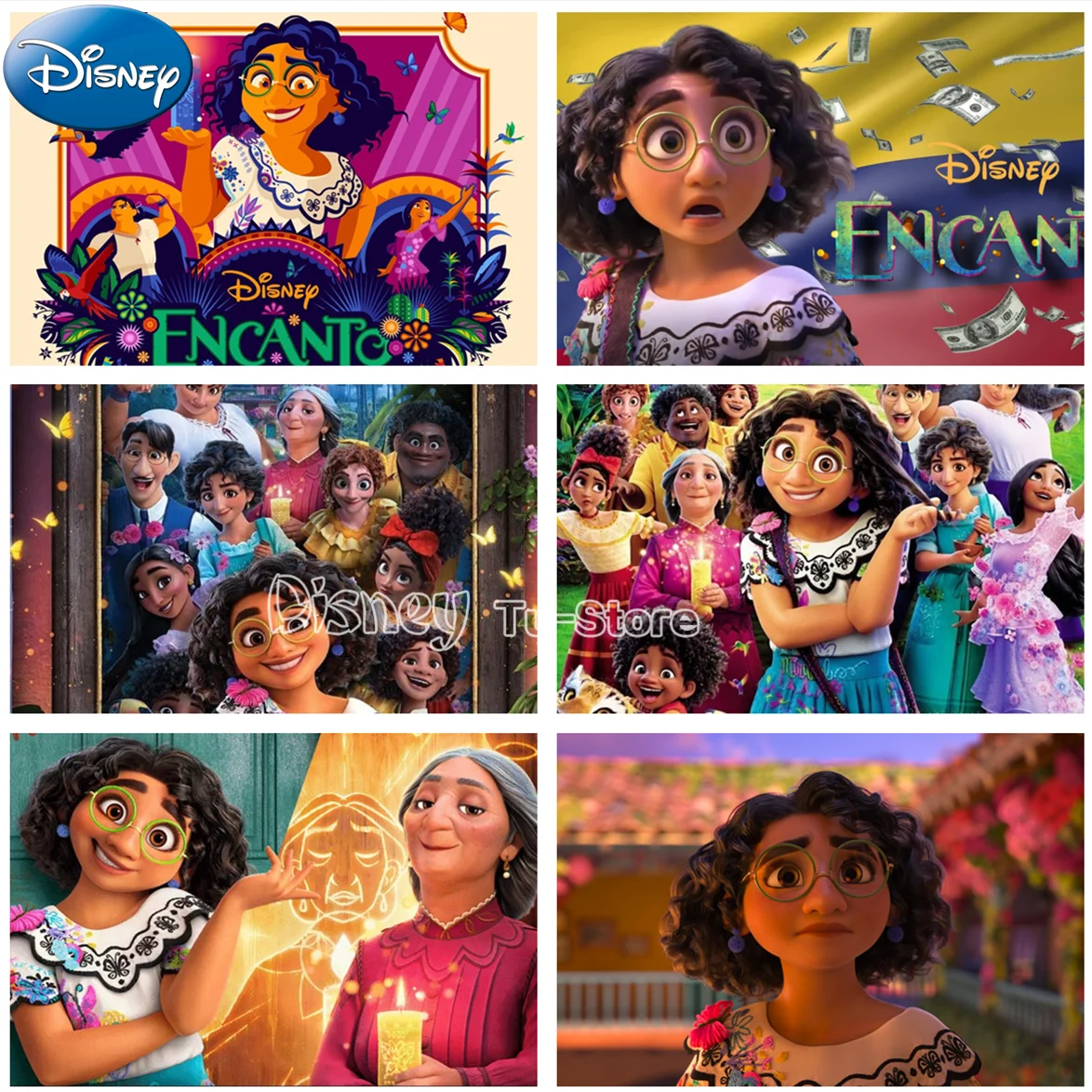 

5D DIY Diamond Painting Disney Mosaic Encanto Fantasy Full Diamond Embroidery Cross Stitch Rhinestone Pictures Home Decor