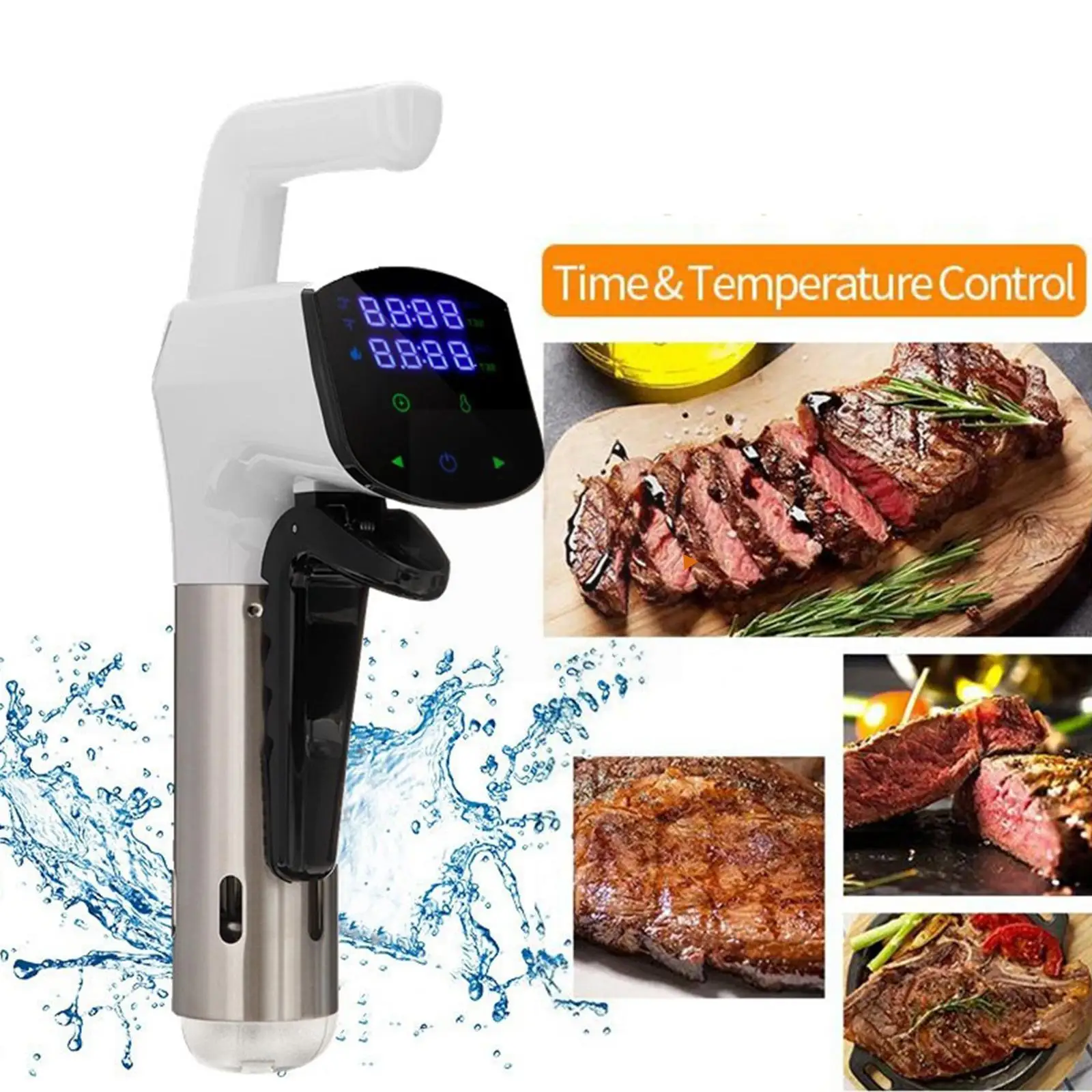 

Sous Vide Cooker Sous Vide Machines Immersion Circulator Accurate Slow Temperature Timer Eu/us Machine Cooker And Control O5j8