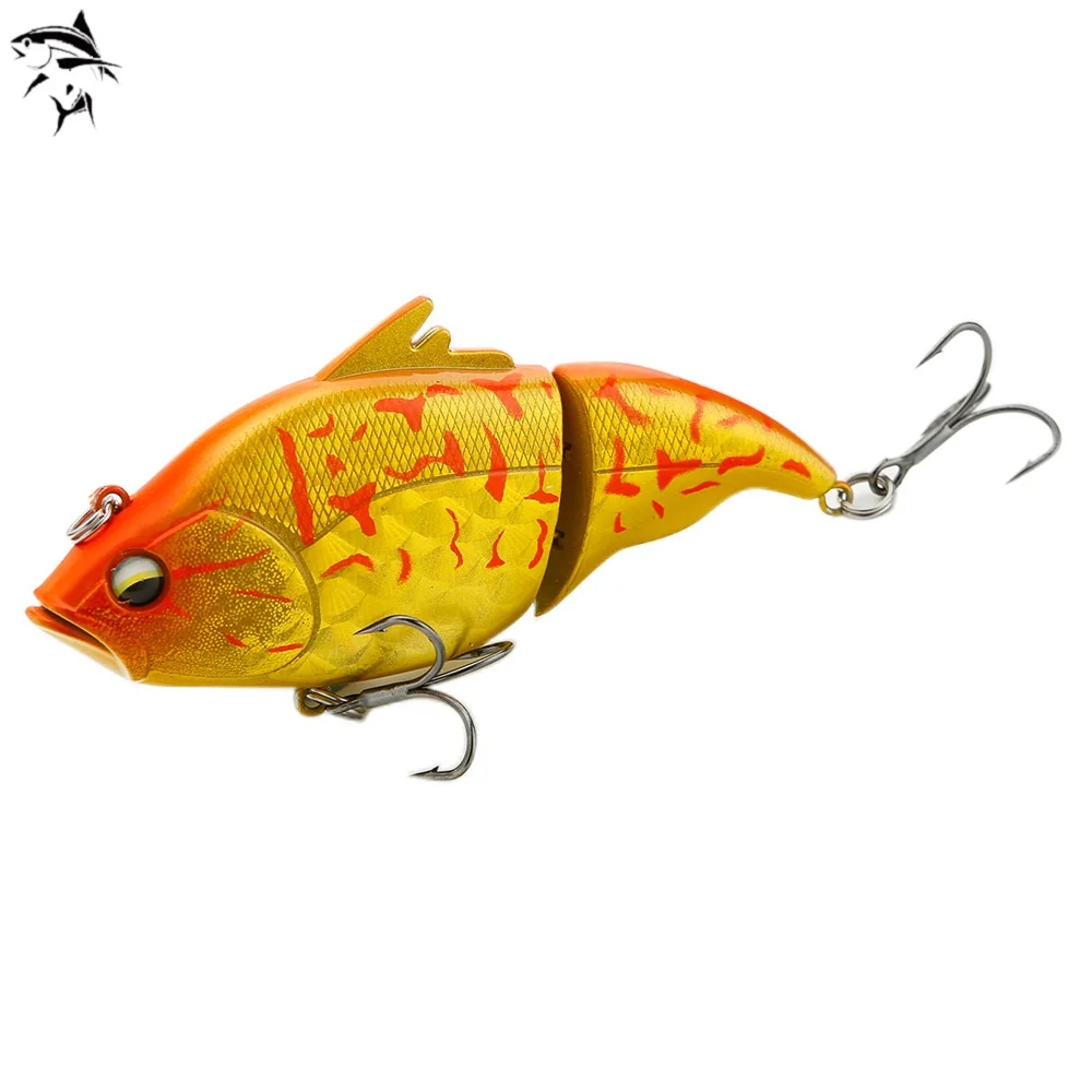 

New Floating Vibration Fishing Lures 115mm 41g Lipless Good Swimbaits Multi Jointed Saltwater Bass Hard Baits Ice Wobbler