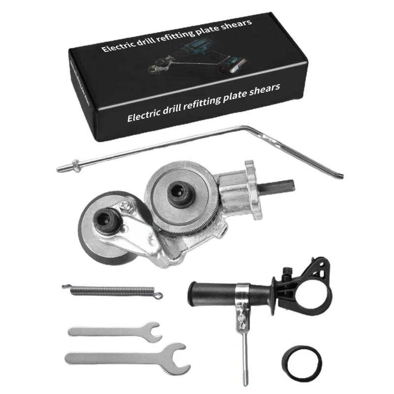 

Electric Drill Shears Metal Nibbler Drill Attachment Fast Metal-Plate Cutter R7UA
