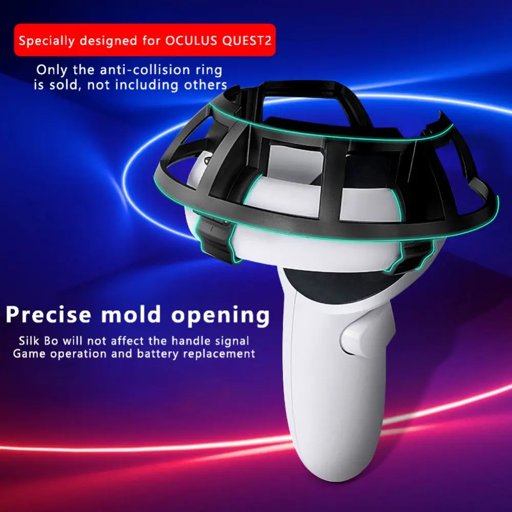 

Protector Frame for Oculus Quest 2 Controller Handle Grip Ring Cover Anti Fall