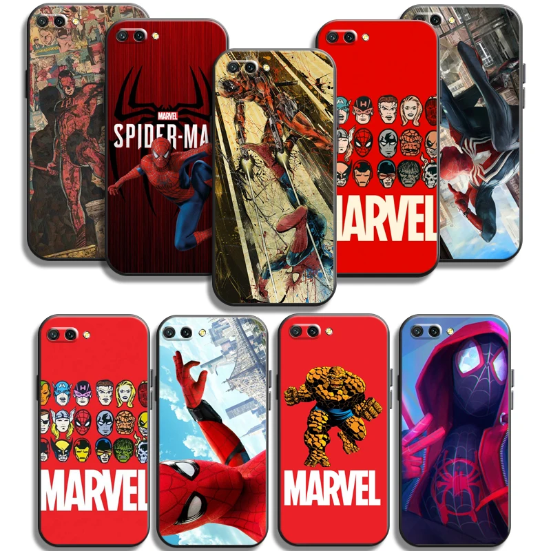 

Spiderman Marvel Phone Cases For Huawei Honor P30 P30 Pro P30 Lite Honor 8X 9 9X 9 Lite 10i 10 Lite 10X Lite Back Cover Carcasa