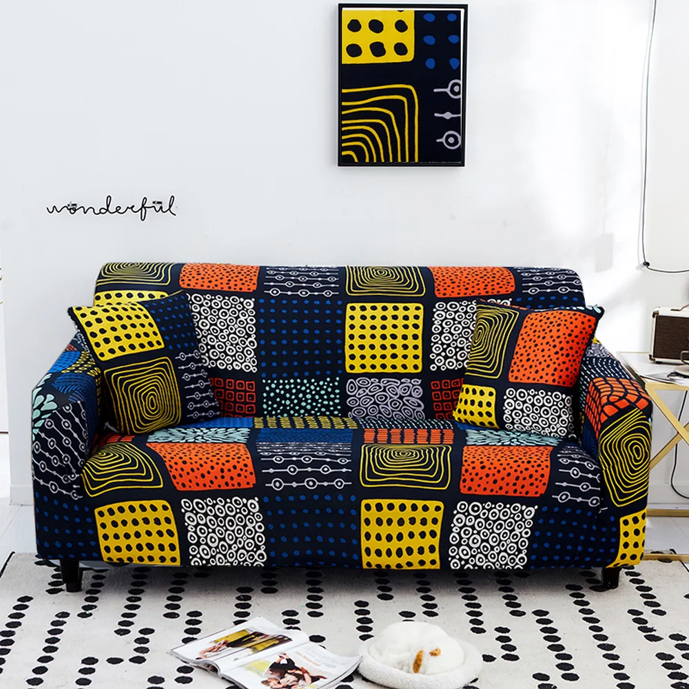 

Stretch Sofa Cover Slipcovers Elastic All-inclusive Couch Case for Different Shape Sofa Loveseat Chair L-Style Sofa Case Cojines