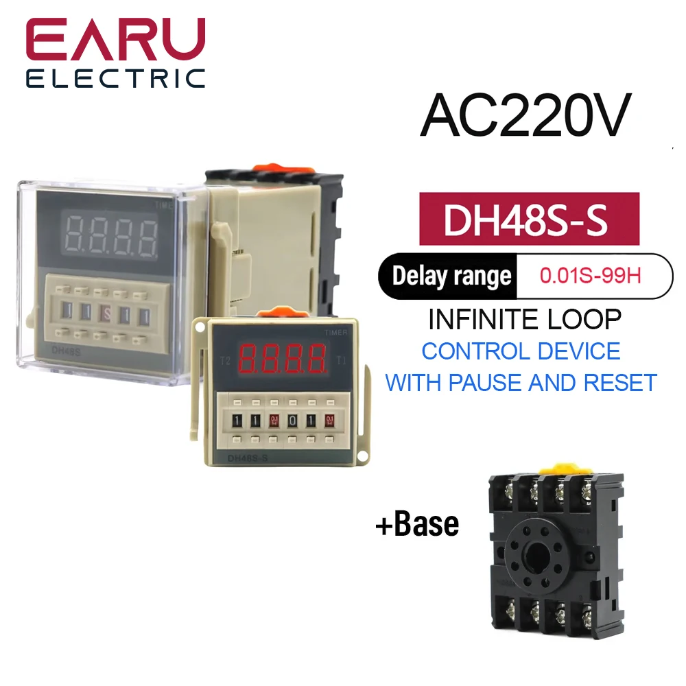 

Программируемый таймер реле EARUELECTRIC DH48S-S