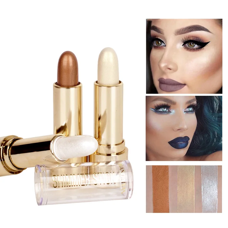 

HANDAIYAN 3D Highlight Embellish Contour Highlighter Pencil Brighten Skin Face Makeup Bronzers Highlight Contour