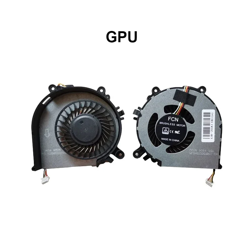 Новый кулер для ноутбука охлаждающий вентилятор процессора и графического Hasee TX6