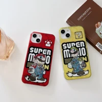 super mario phone case for iphone 13 12 11 pro max mini xr xs max x 8 7 6 plus se 2020 back cover